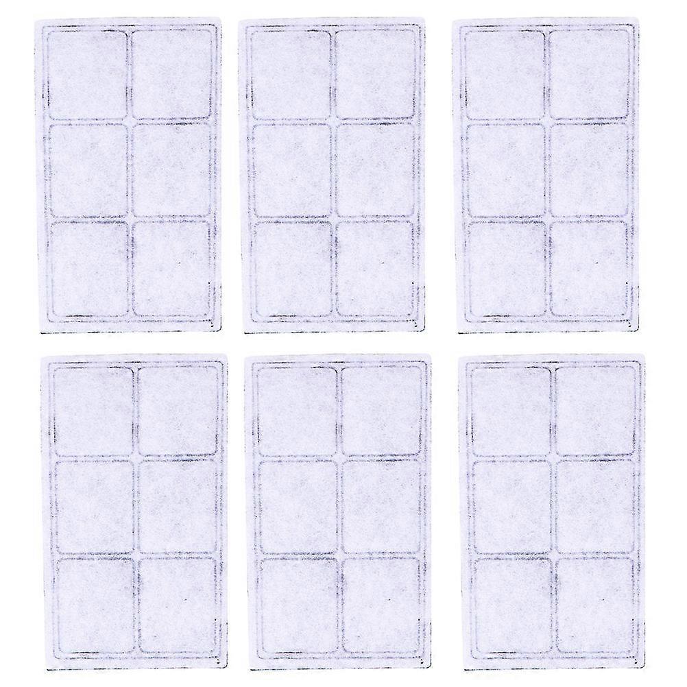 Cat Water Fountain Filters Replacement Drinking Water Purification 14x8.5x0.5cm Non-woven Fabric Pollutant Removal 6Pcs