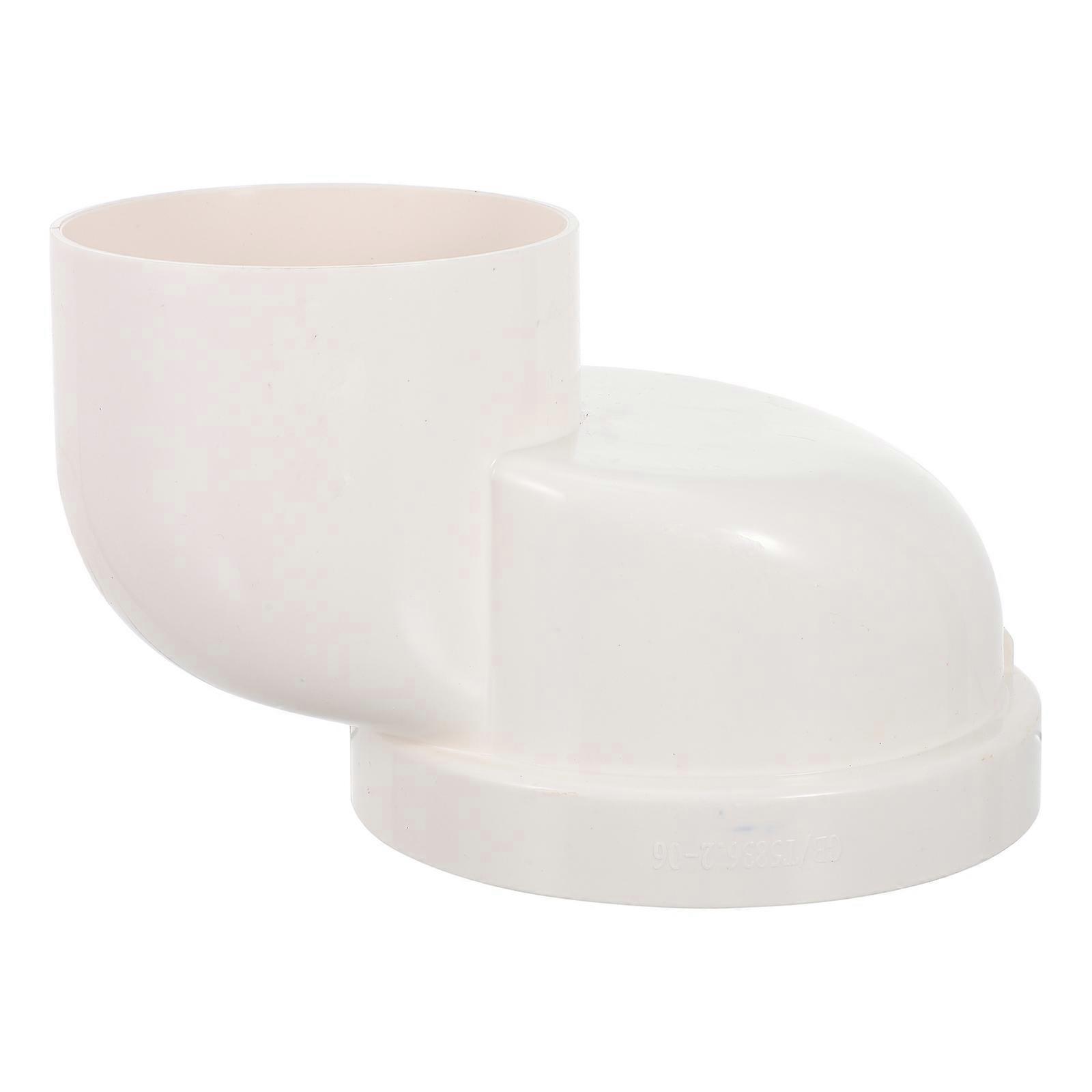 Discharge Pipe For Toilet Anti-aging Seamless Butt Joint Plumbers Leak-proof 1Set