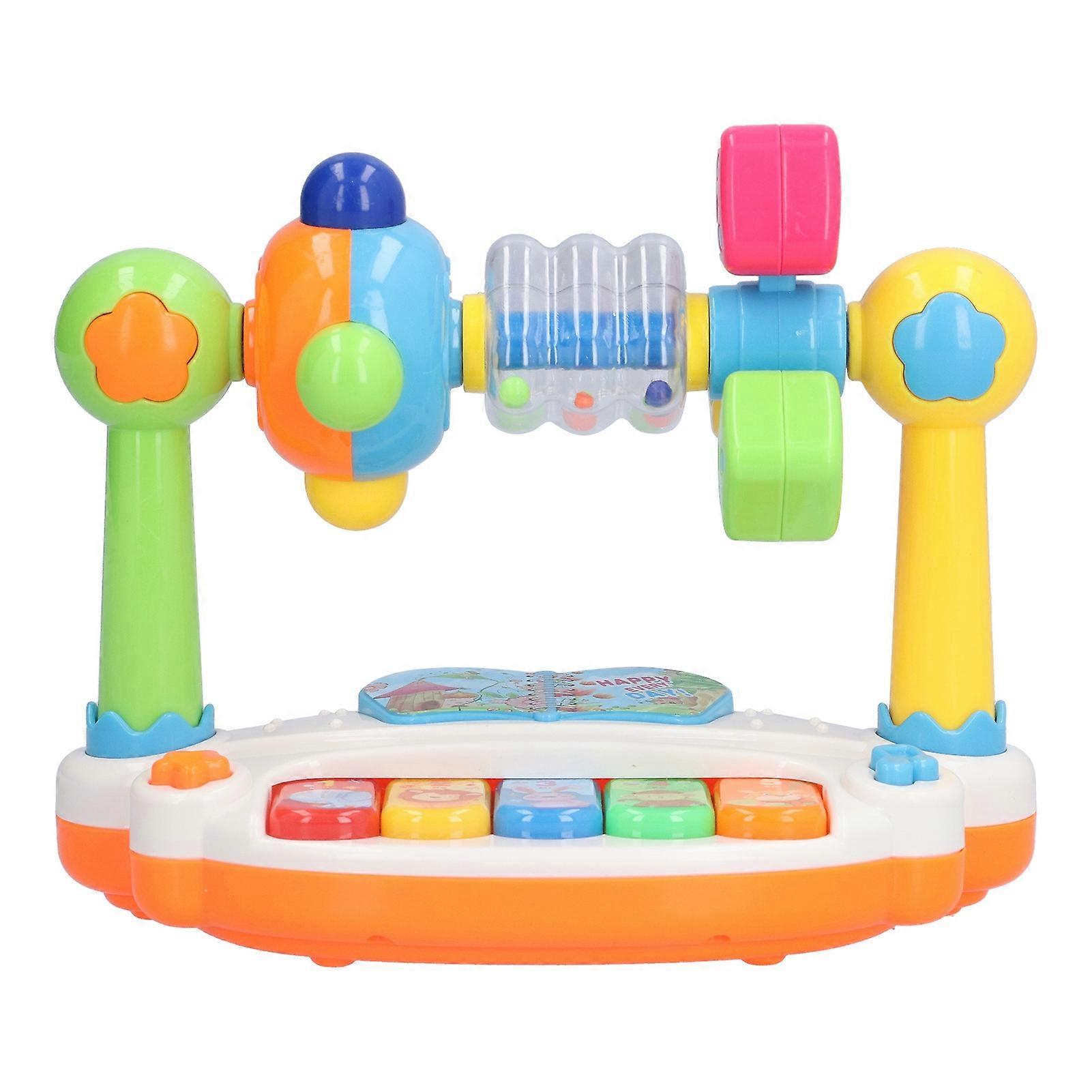 Early Education and Learning Over 3 Year Old Children Enlightenment Rotating Puzzle Music Piano