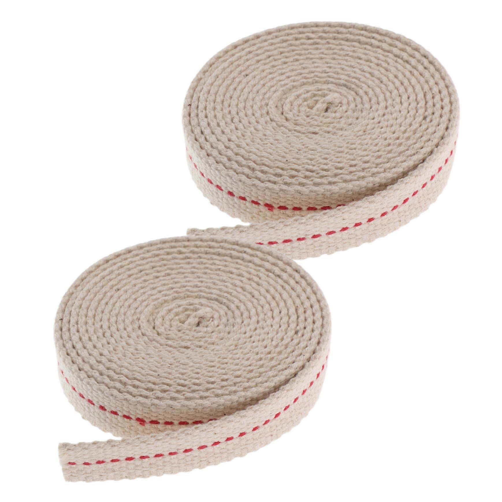 Cotton Oil Lamp Wick 2 Pack Replacement Wicks for Oil Lamps Kerosene Lamp Wick Flat Wadding Wick