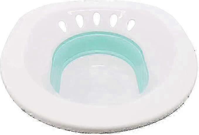 トイレ用折りたたみ式ポータブルシッツバス洗面器、痔核や妊娠に適しています、青いバスタブバスルーム設備