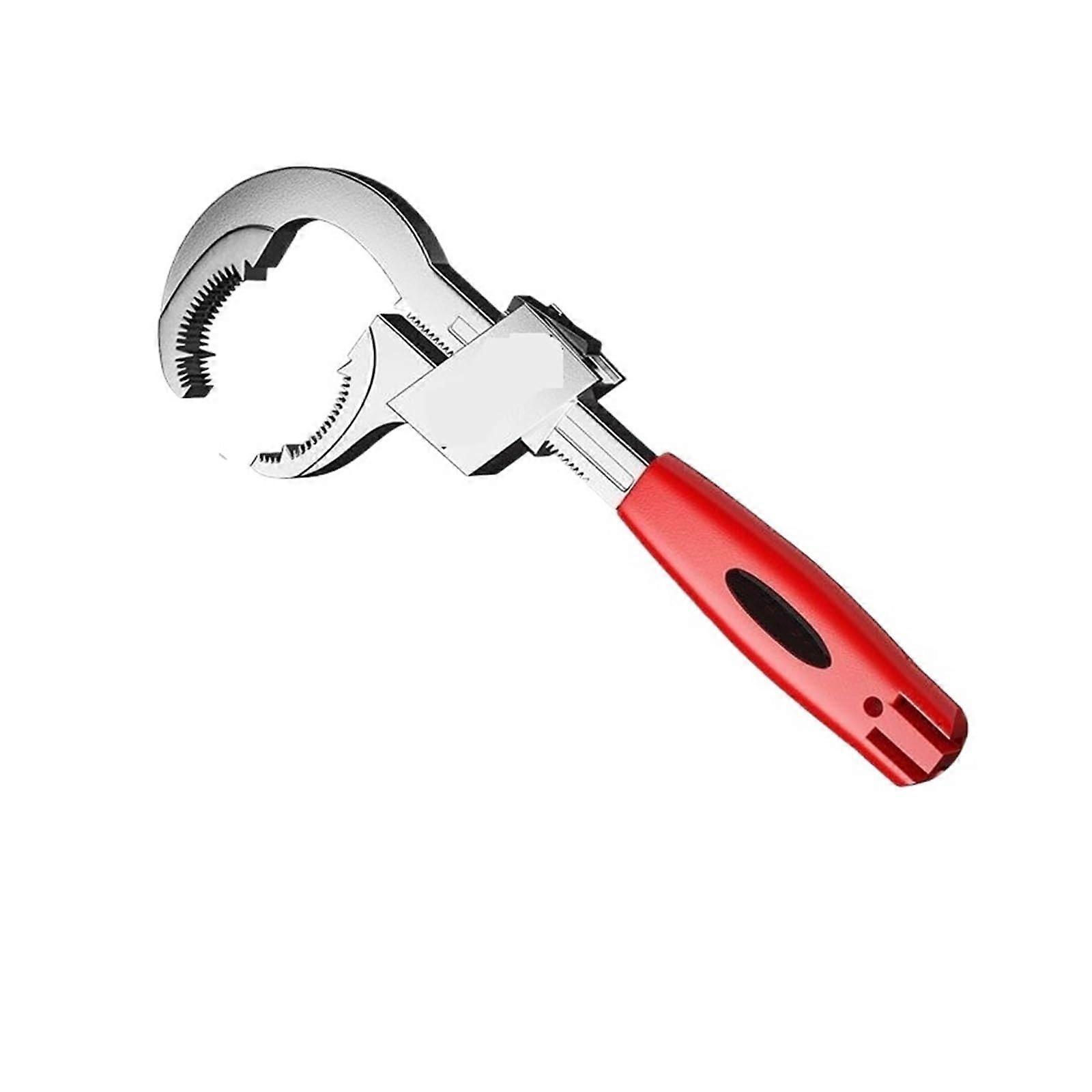Adjustable Wrench Multi-Functional Basin Wrench 270MM Universal Large Open Faucet Tool Red Box 210G