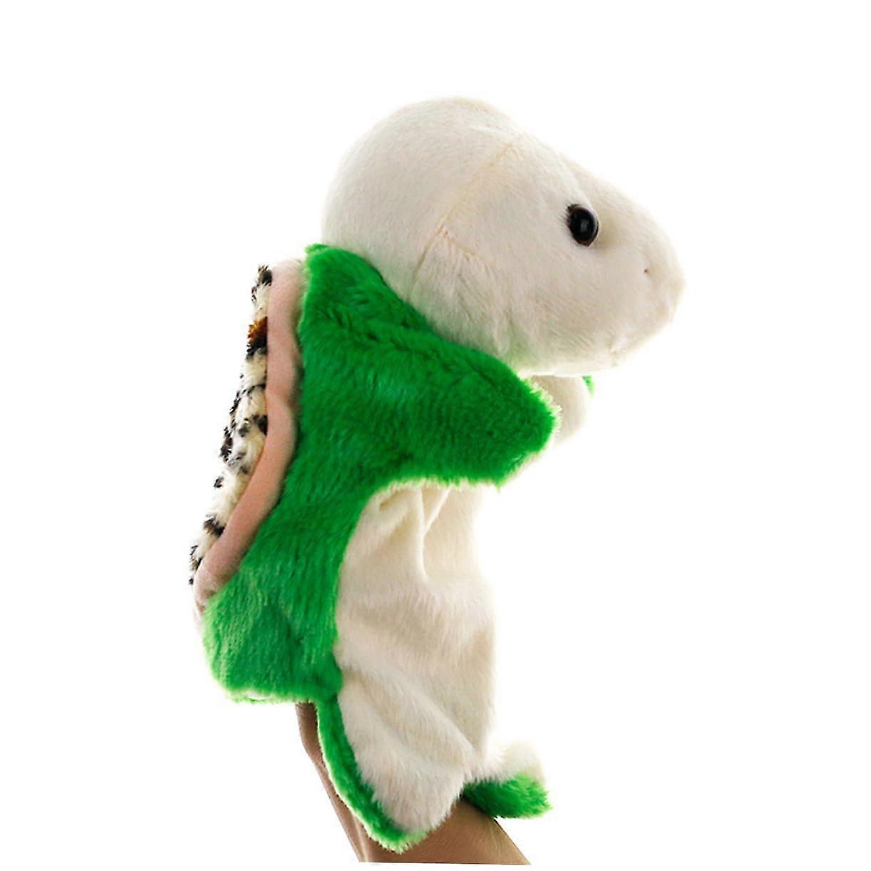1 piece turtle puppet story marionette storytelling hand puppet for green