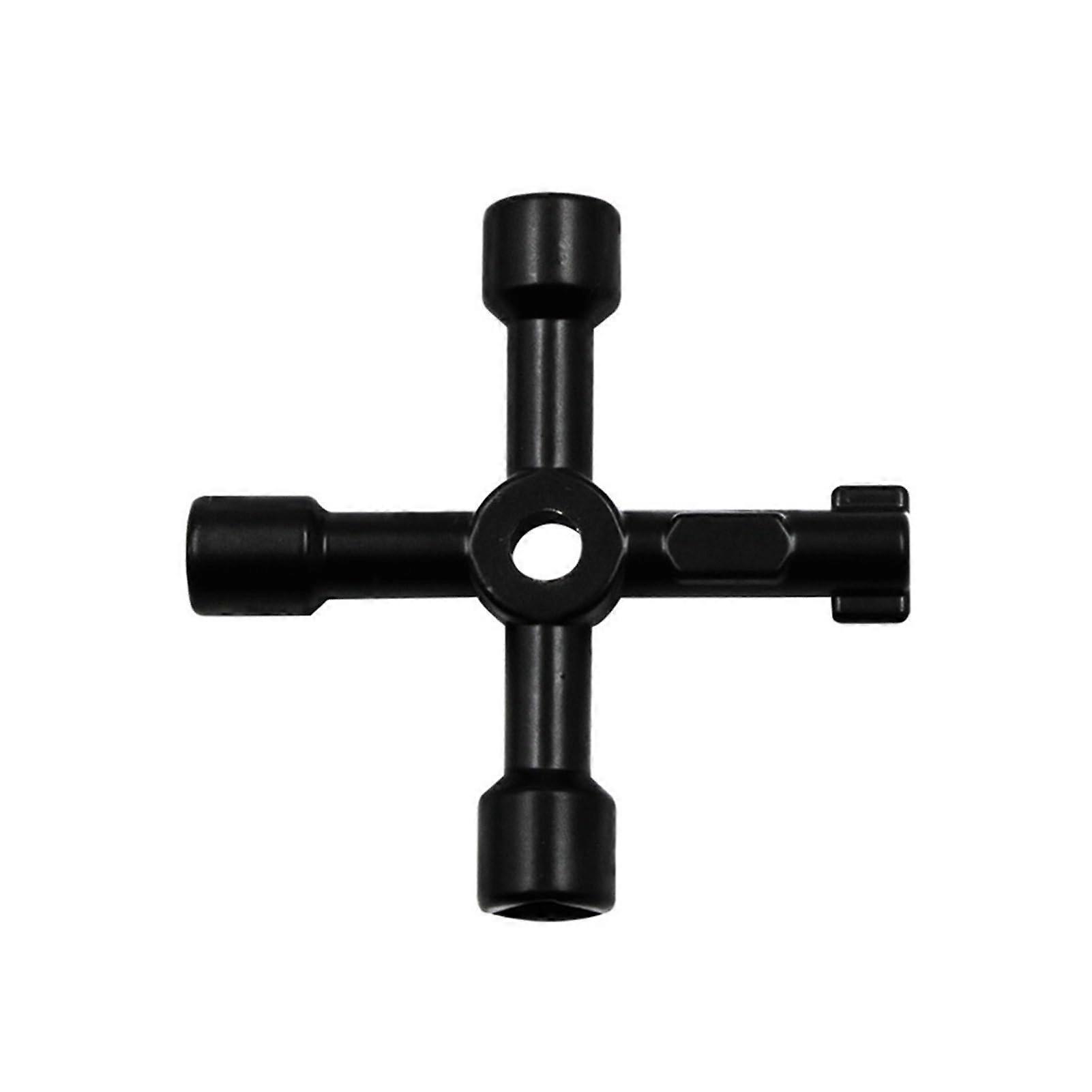 1 Pcs Multifunction 4 in 1 Universal Cross Key Electric Control Cabinet Triangle Key Elevator Water Meter Valve Square Hole