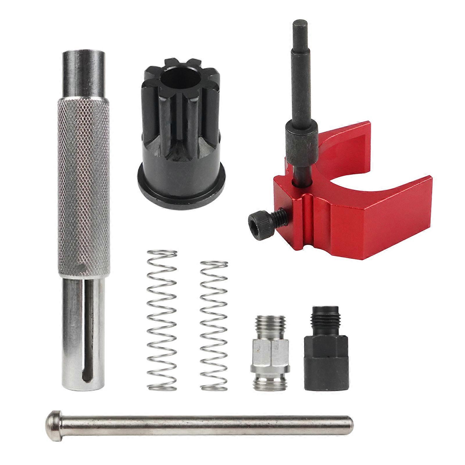 J-42083 9U7227 Engine Injector Adjustment Gauge Tool Engine Injector Timing Fixture Barring Socket 3406E for Maintenance Multicolor