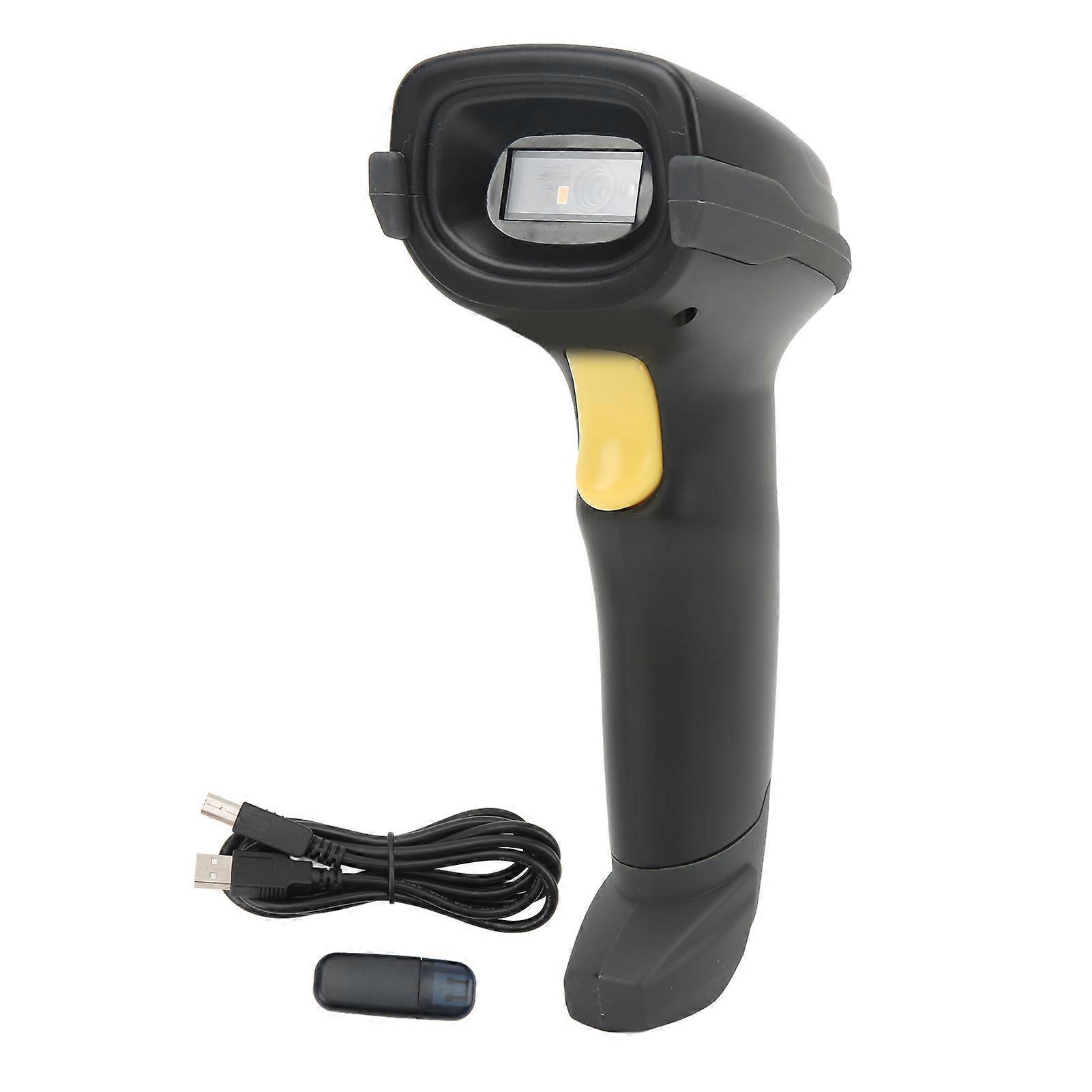 Wireless Barcode Scanner 3 in 1 USB Wired Bluetooth Handheld Screen Barcode Reader for Office