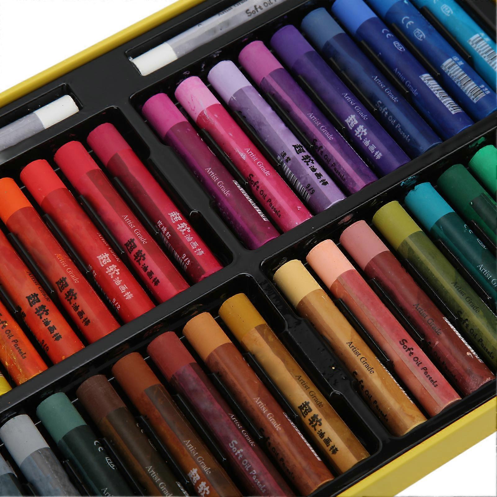 Oil Pastels Write Smoothly Bright Colors Waterproof Clean Easily 36 Colors Pastels Art Supplies for Graffiti Painting
