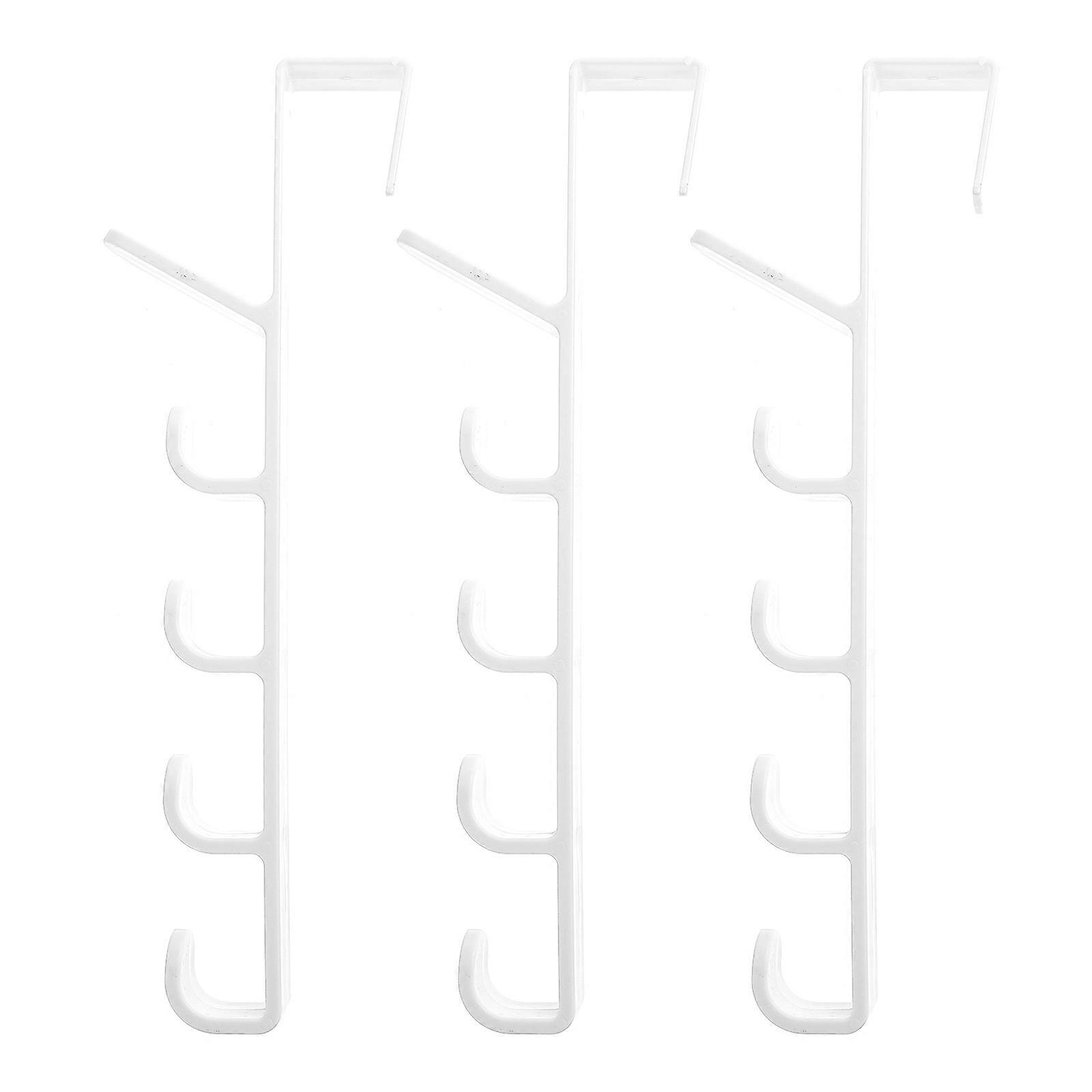 3pcs Practical Overdoor Hooks Simple Door Hooks for Back of Door