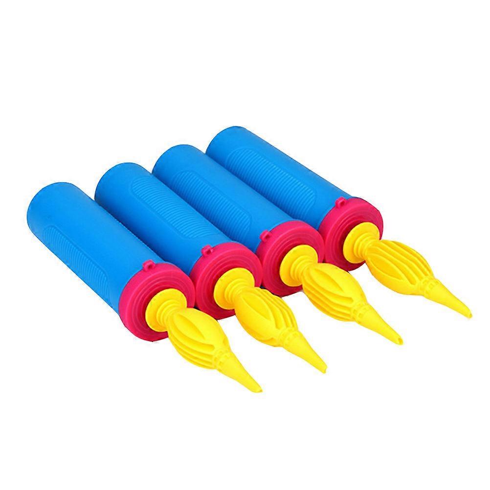 Balloons Pump Hand Held Balloon Inflator Portable Size For Birthday Party Inflate Balloons 4Set