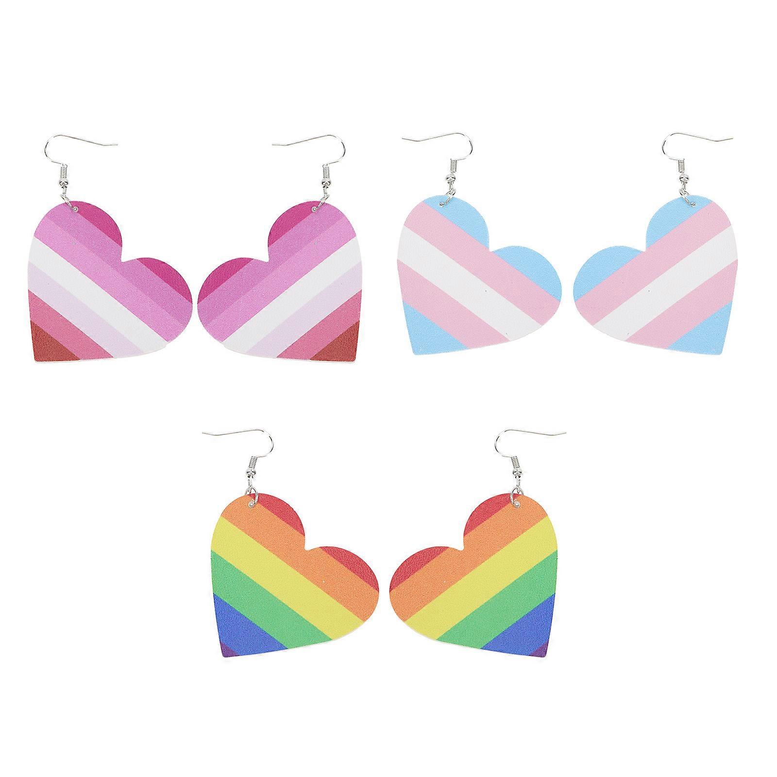 Cute Dangle Earrings Jewelry Community 3Pairs