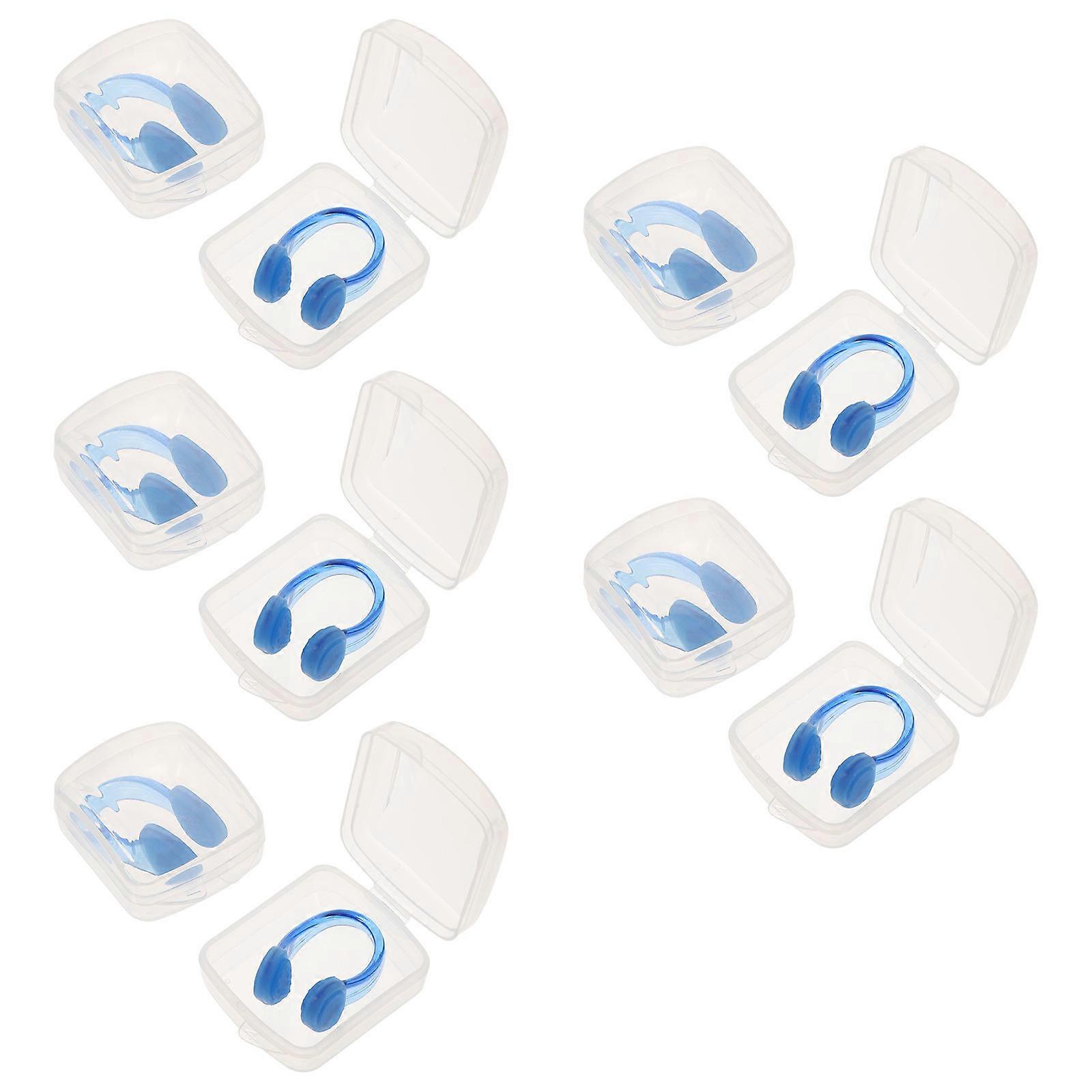Ενηλίκων Swim Nose Clips Professional .7x2cm Αδιάβροχο Βοήθημα Κολύμβησης 10Pcs
