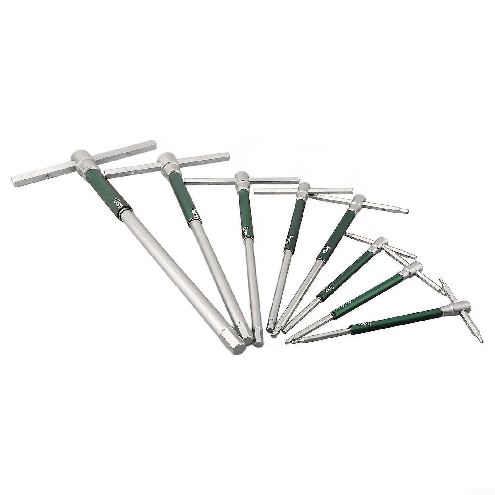 Speed T Shape 8 Piece Stainless Steel Turning Wrench Set Convenient and Accurate