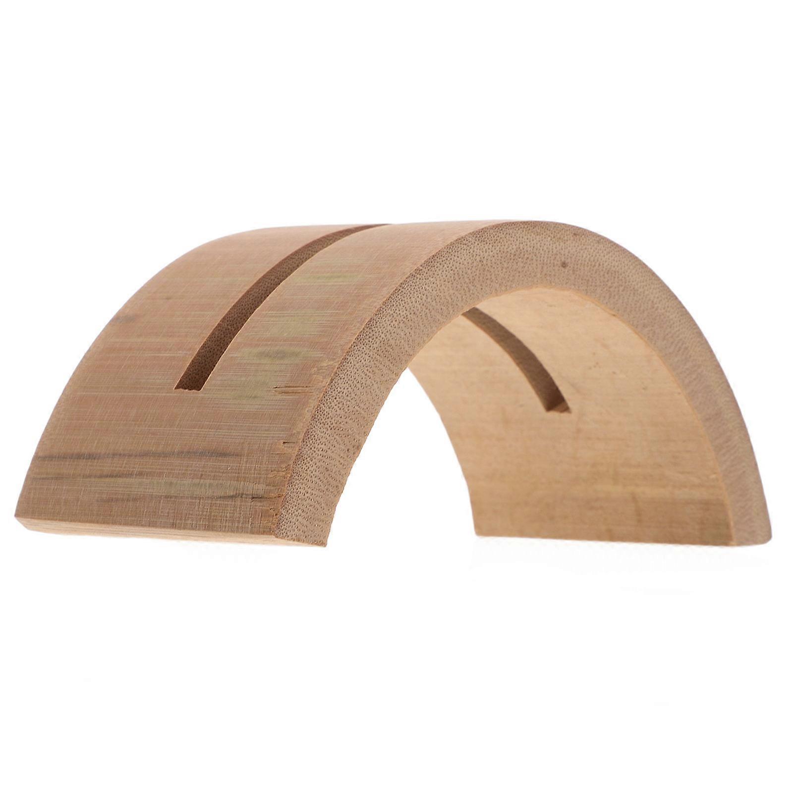 Handmade Japanese Bamboo Fan Stand Rack for Tabletop Display, Storage & Decorative Traditional Folding Fan Holder with Vintage Semi Design