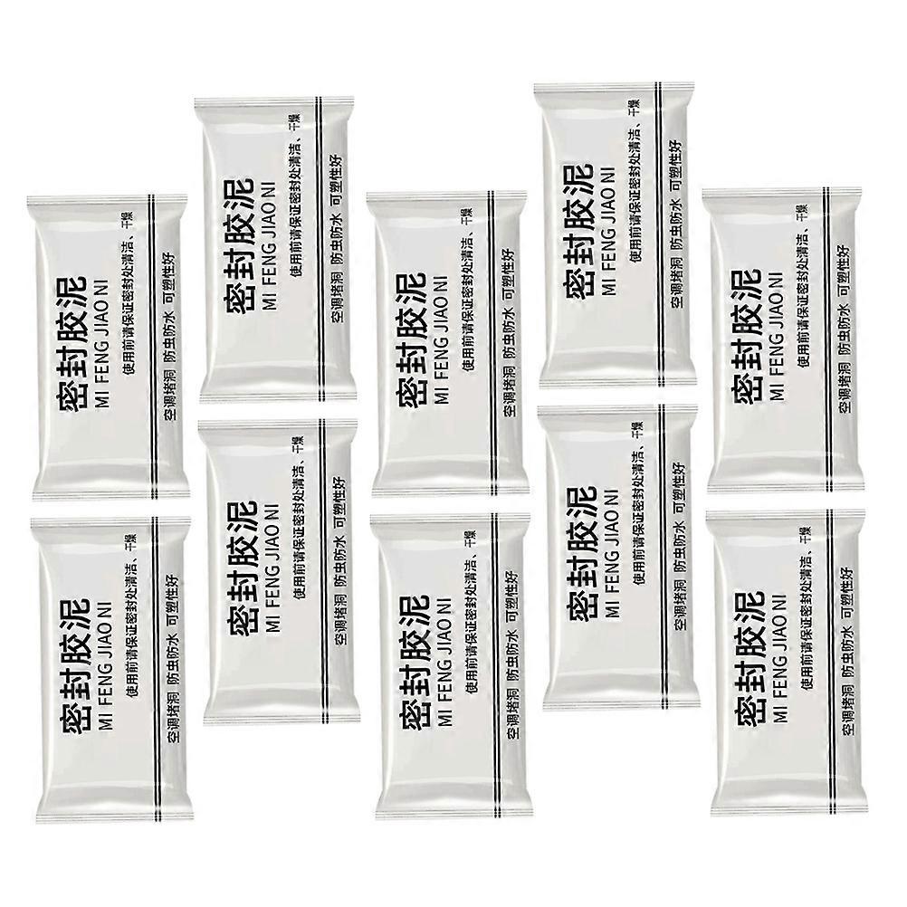 10pcs Sealant Mud for Drain Sealing, Wall Repair, and Waterproofing – Multifunctional Sealing Clay Putty for Home Maintenance
