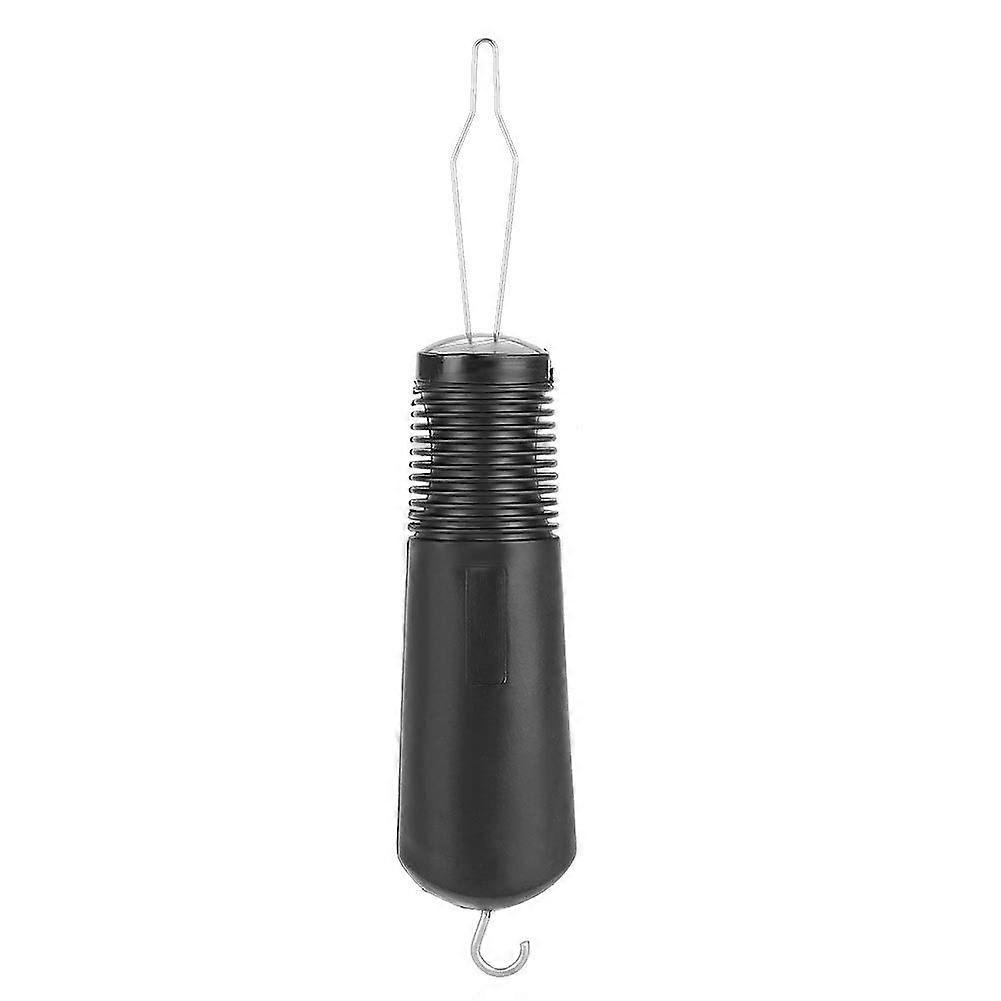 Button Hook Zipper Pull Aid with Ribbed Handle for Secure Grip - Dressing Aid for Clothes and Zippers