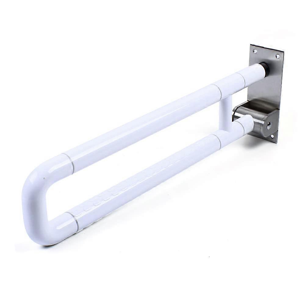 Wall Support Handle for Toilets, Foldable Stainless Steel Grab Bar for Seniors and Disabled, Wall-Mounted Support Rail