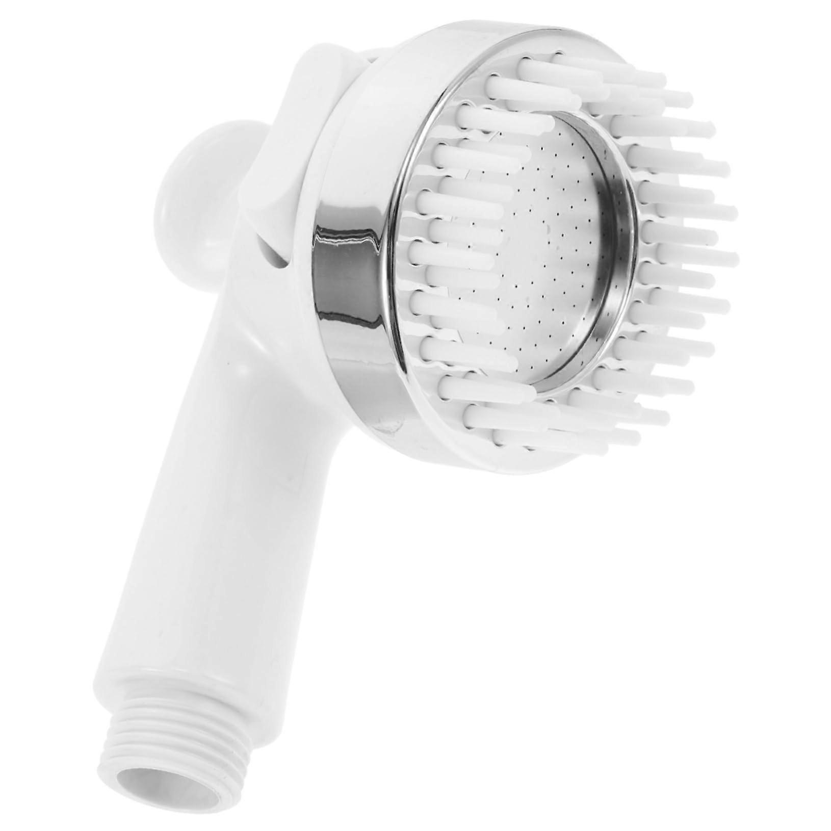 Handheld spray head for sink, pressure shower head with switch, adjustable water flow for salon and home use, for hair washing brush.