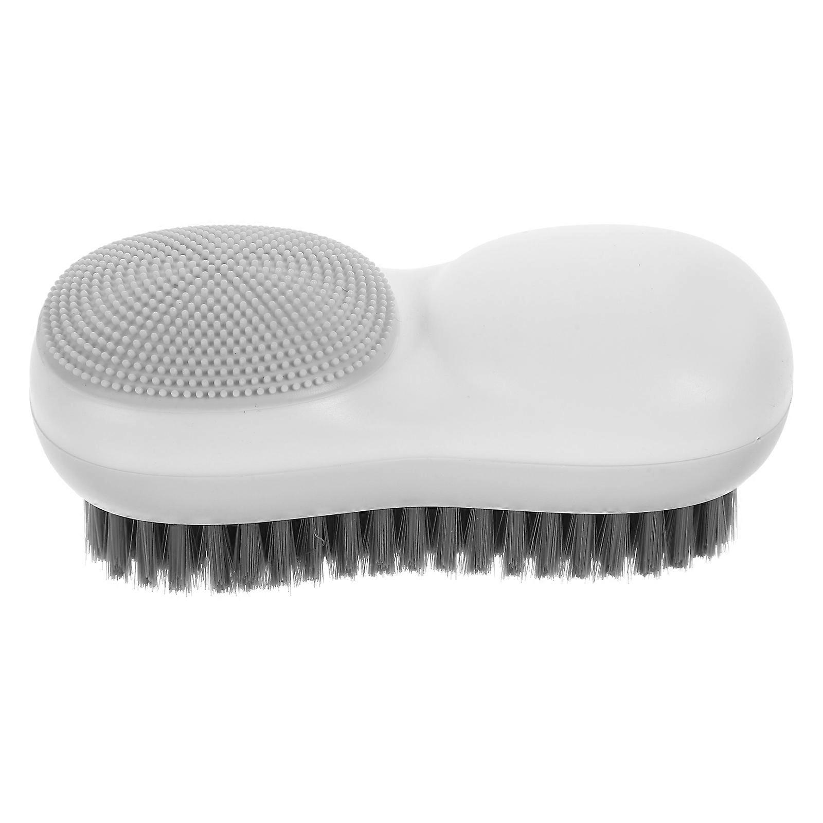 Clothes Washing Tool Double-Sided Bristles Soft Bristle Brush Kitchen 1Set