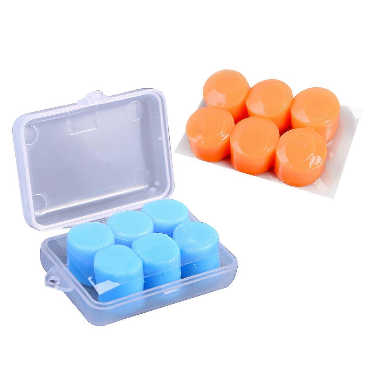 Silicone Earphone Cable with Ergonomic Design for Swimming Assorted Color Storage Case Included