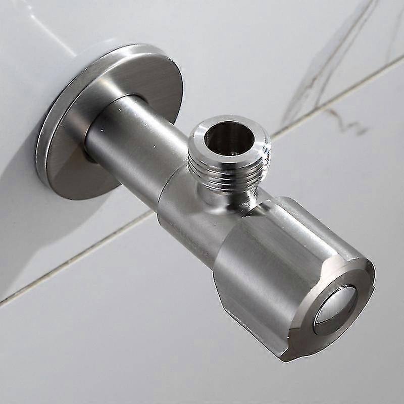 Wall Mounted Angle Valve G1/2 Water Stop Valve for Faucet & Toilet
