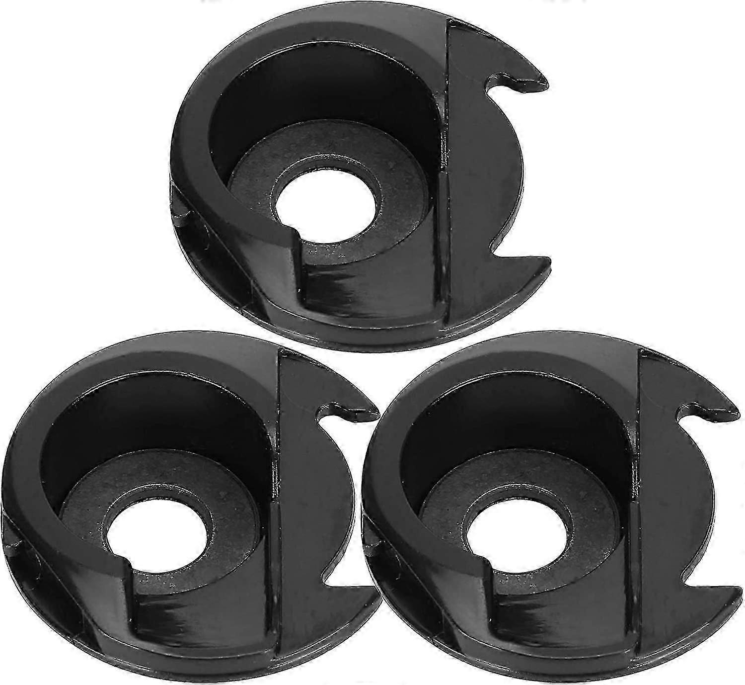 Sewing Machine Parts Bobbin Case (black) (3pcs)