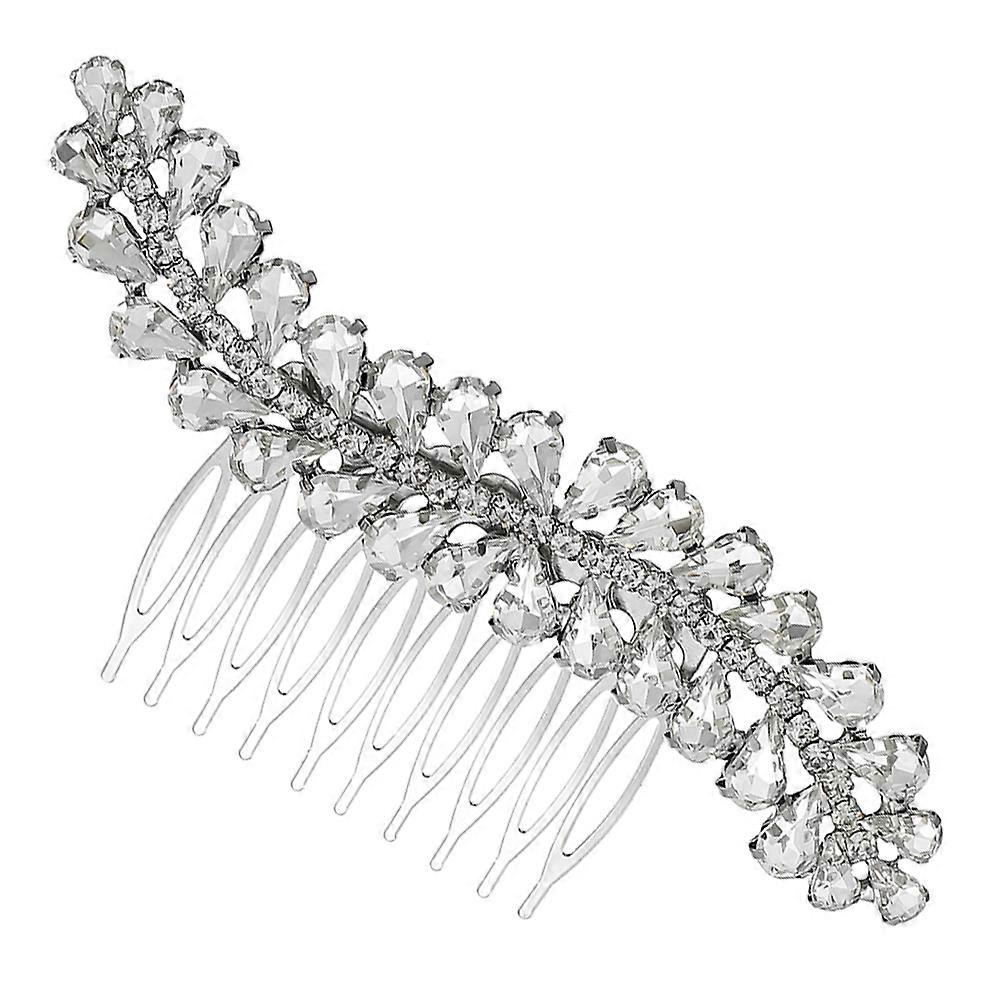 Here's an elegant and compelling product description for your **Elegant Drop Shaped Headdress Hair Clip**:
✨ **Elegant Drop Shaped Headdress Hair