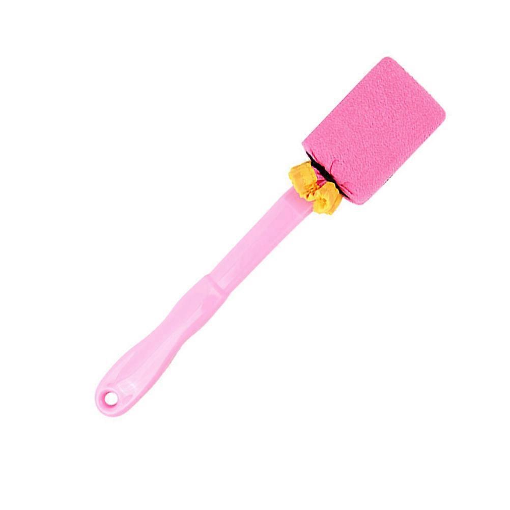 Long Handle Bath Brush Bathroom Shower Brush for Back Rubbing 1 Set Random Color