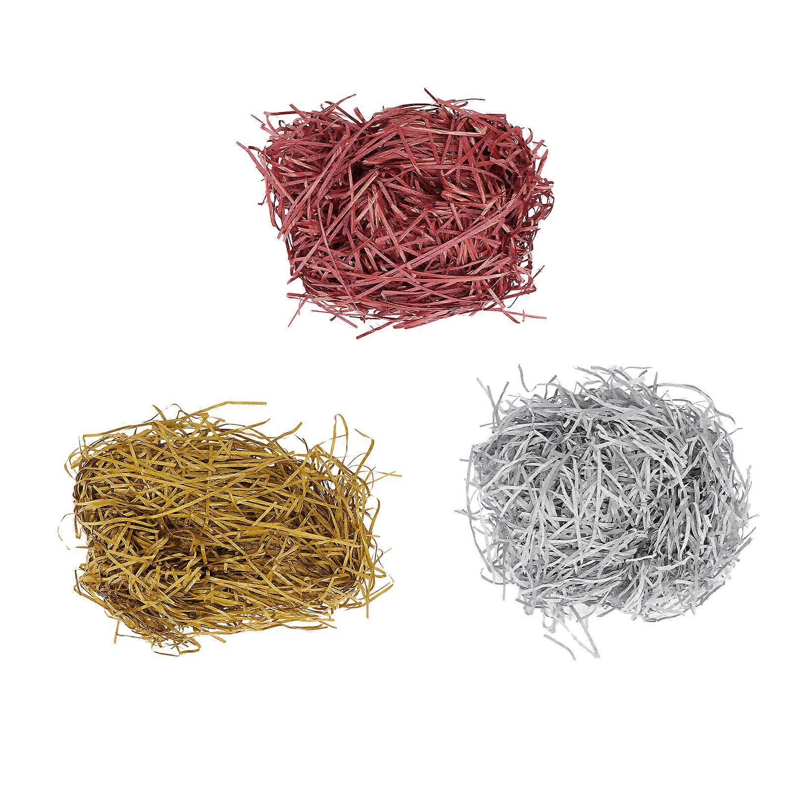 3 Packs Assorted Color Paper Filling for Gift Box Decorative Packaging Fillings