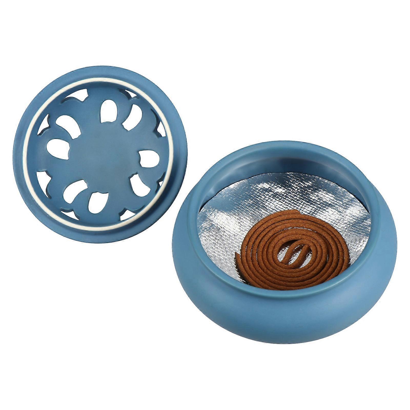 Retro Ceramic Incense Burner for Home Office Decor – Lightweight, Portable Design Compatible with Stick and Coil Incense – Aromatherapy Relaxation