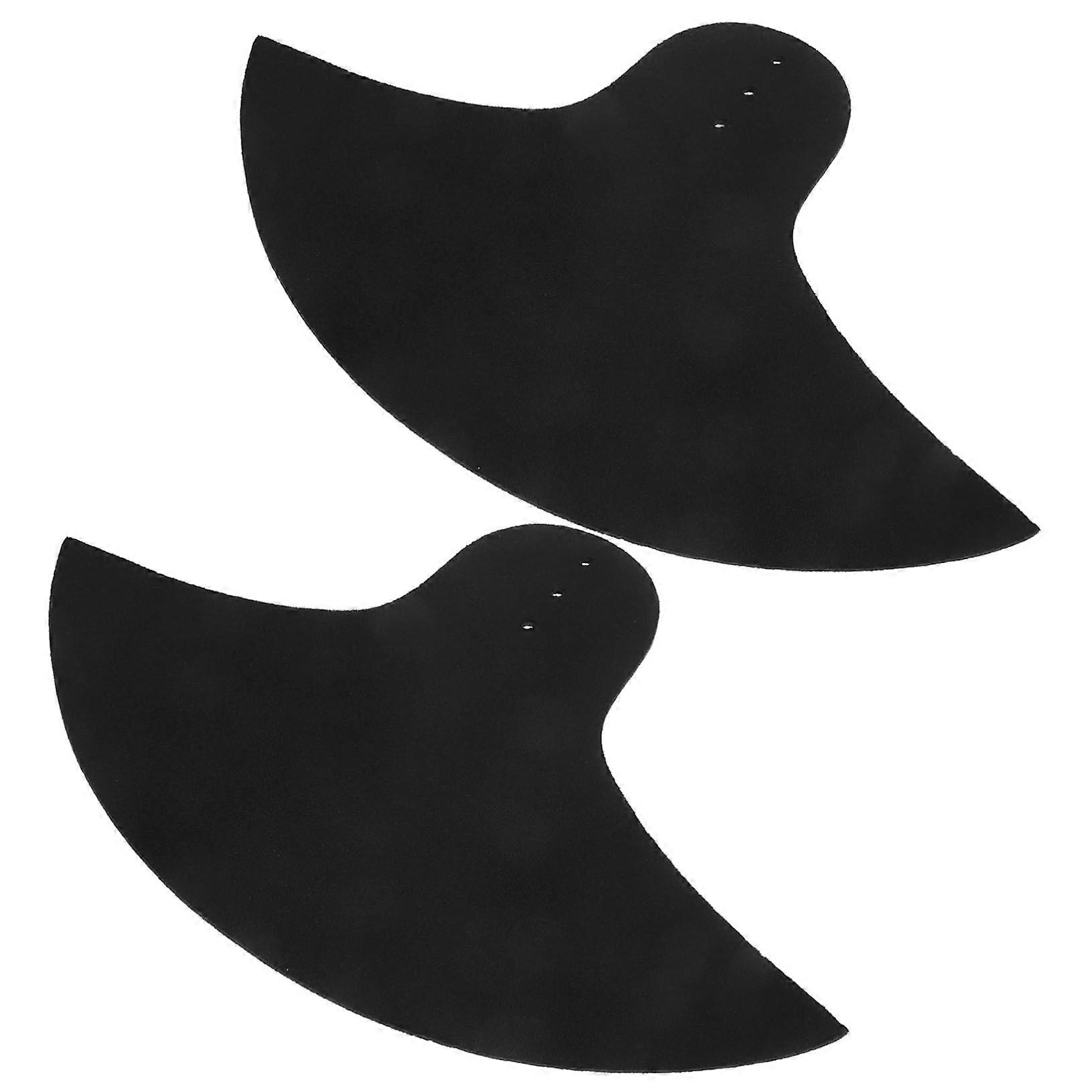 Drum Cymbal Mute Rubber Buffer Pad Set of 2 for Crash Cymbals Non-Slip Noise Reduction Small Size