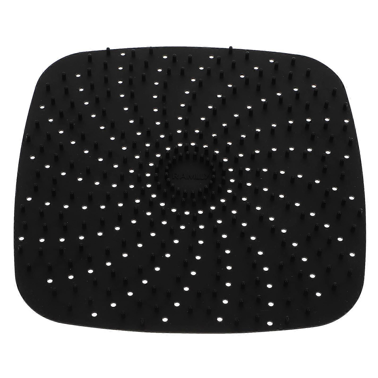 Non Stick Reusable Silicone Air Fryer Mat with Perforated Design for Even Heat Distribution, Easy Cleaning, and Food Protection – Baking and Air
