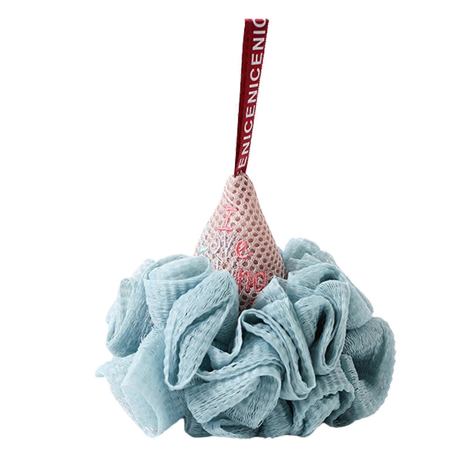Home Soft Net Ice Cream Shaped Bath Ball Sponges Ball-Shaped Shower Washer Body Exfoliate Bathroom Accessories Household Wash Scrubbers