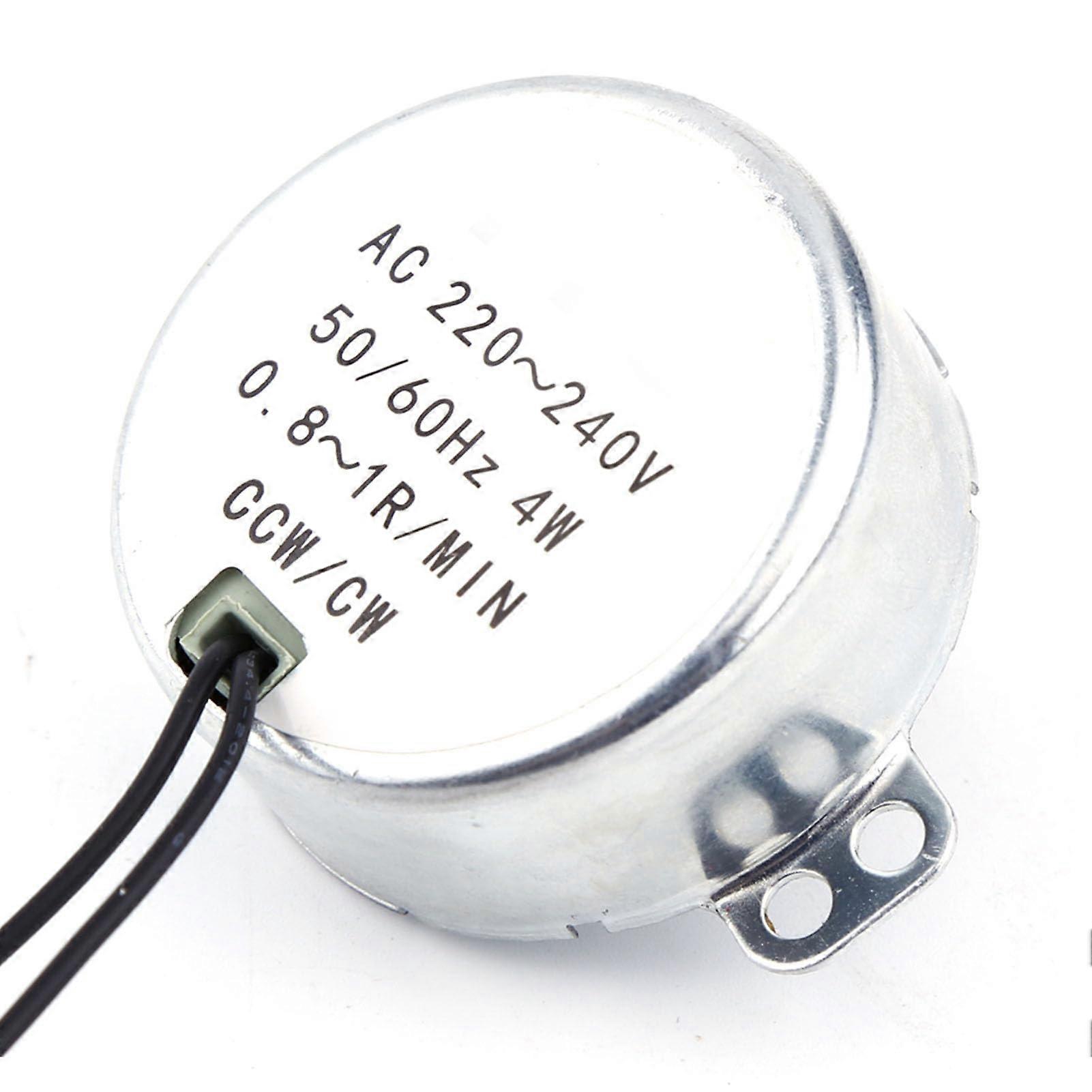 Rotary Motor Low Consumption Easy to Use Clockwise Counterclockwise for Small Appliances (0.81RPM) 0.81RPM 0.81RPM