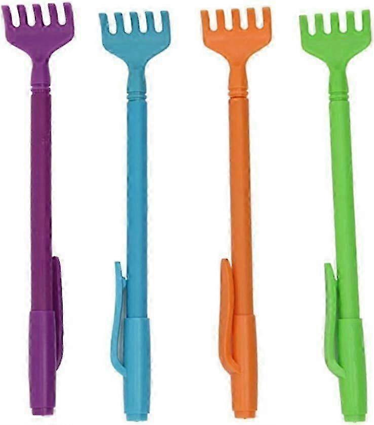 1Pc Random Color Portable Extendable Telescopic Plastic Back Scratchers Hand