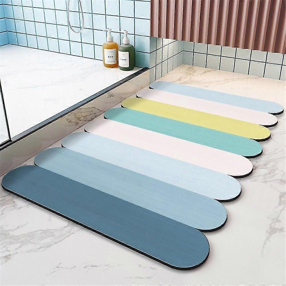 Bathroom Absorbent Floor Mat Diatom Mud Soft Mat Non-Slip Quick Drying Bathroom Foot Mat Bathroom Toilet Door Carpet