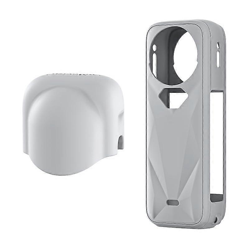 Soft silicone protective case with lens cover for Insta360 X5 action camera