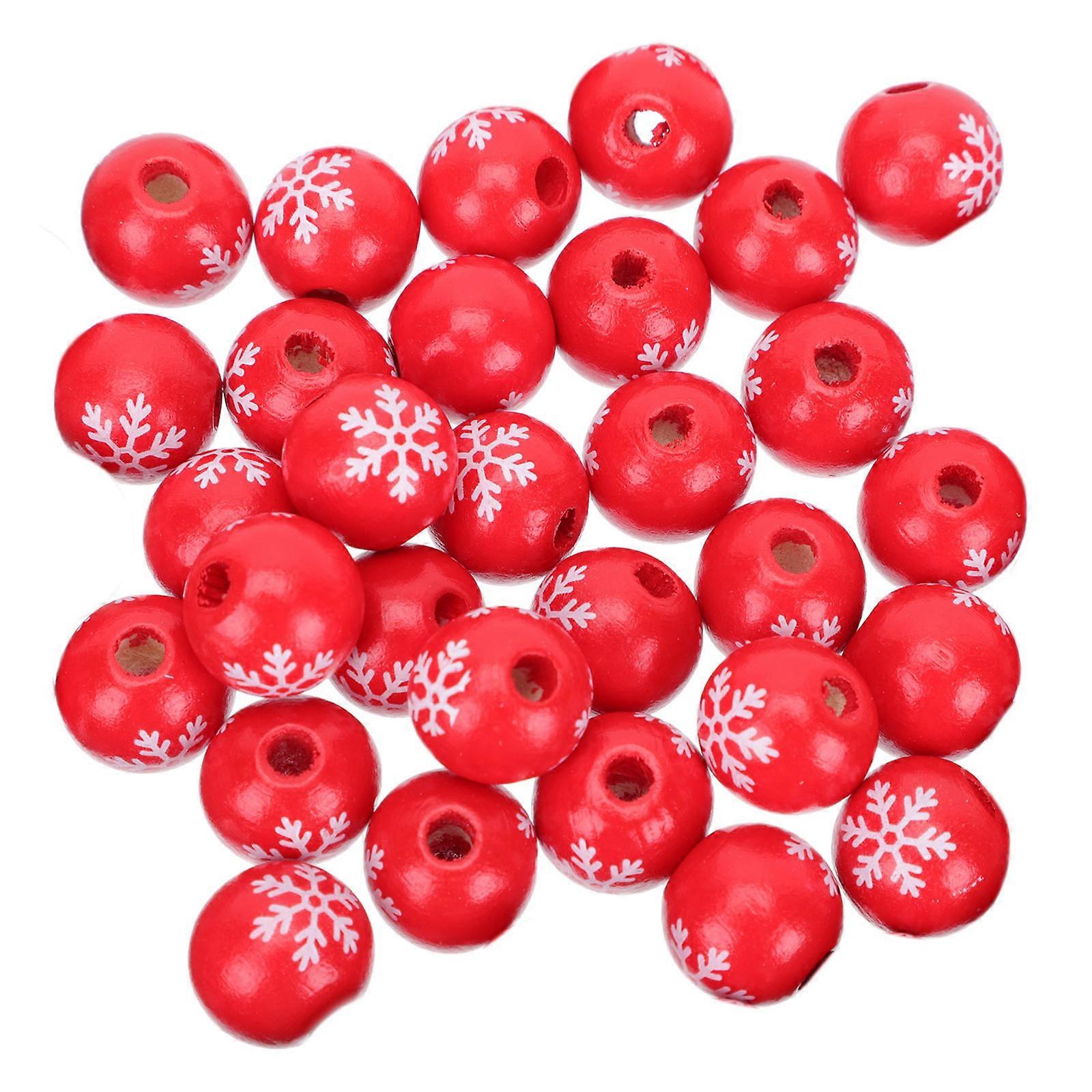 Colored Wood Beads For Handicrafts DIY Accessories 1.6x1.6cm 100Pcs