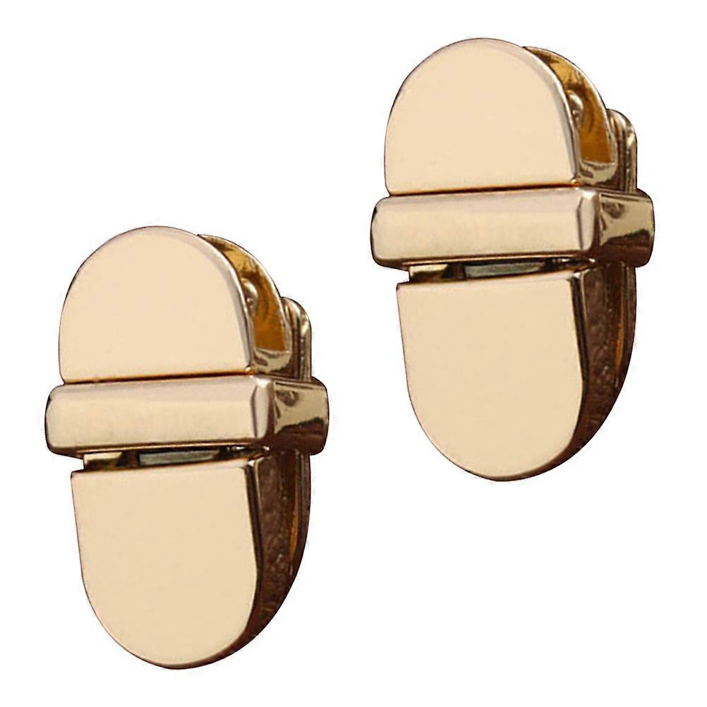 Classic Shape Vintage Handbag Lock Catch Accessories Perfect For DIY Crafts And Purse Making 2 Sets