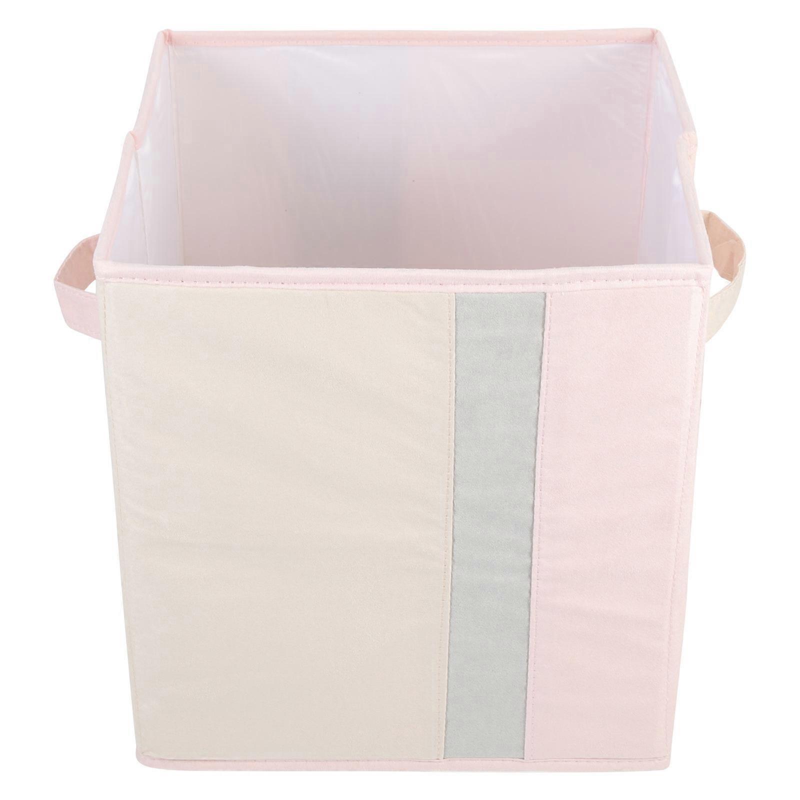 Versatile Home Storage Boxes For Families Ideal For Clothes And Toy Organization In Stylish Pink With 1Set