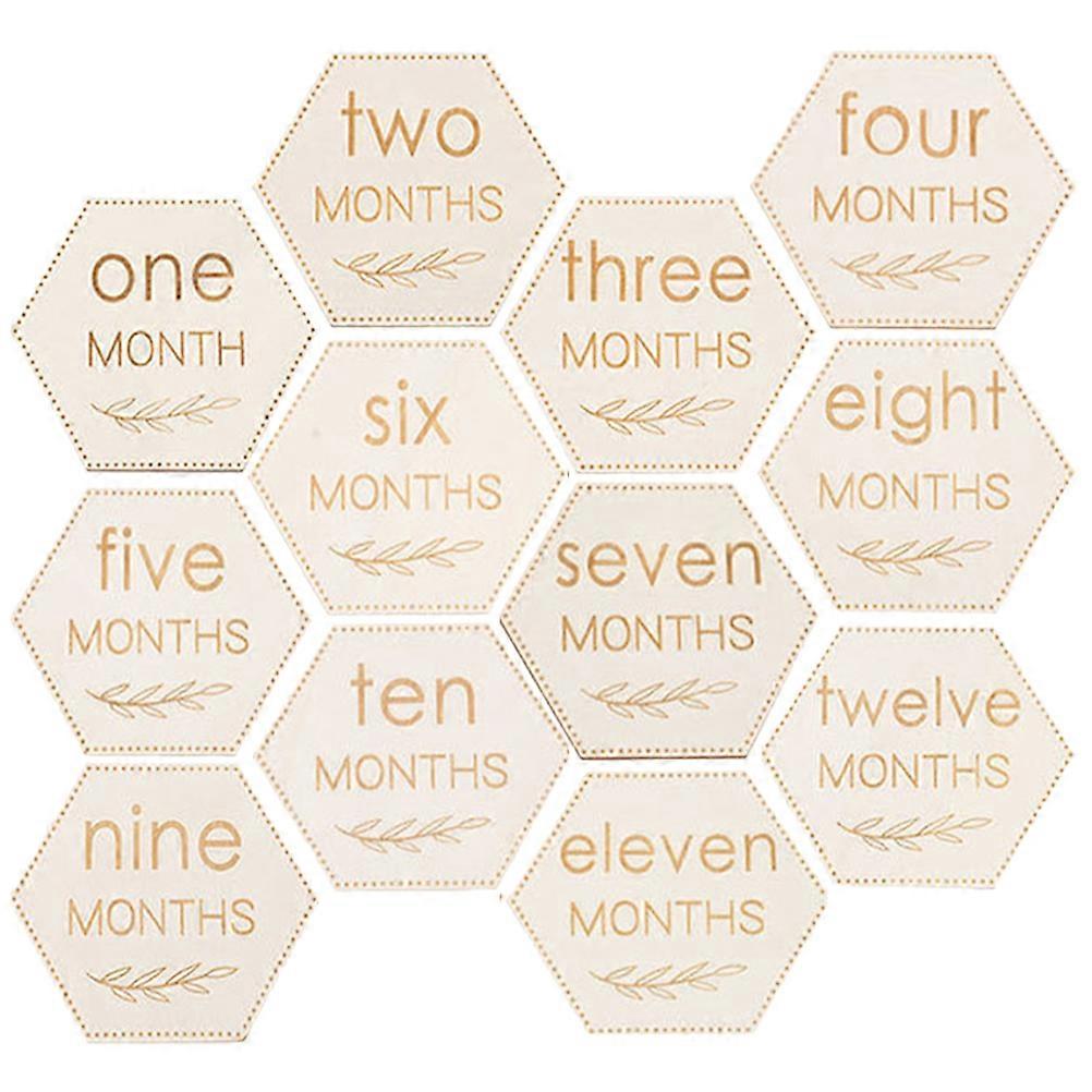 12pcs Unique Milestone Cards for Newborn Photography – Durable & Adorable Design to Capture First Year Memories