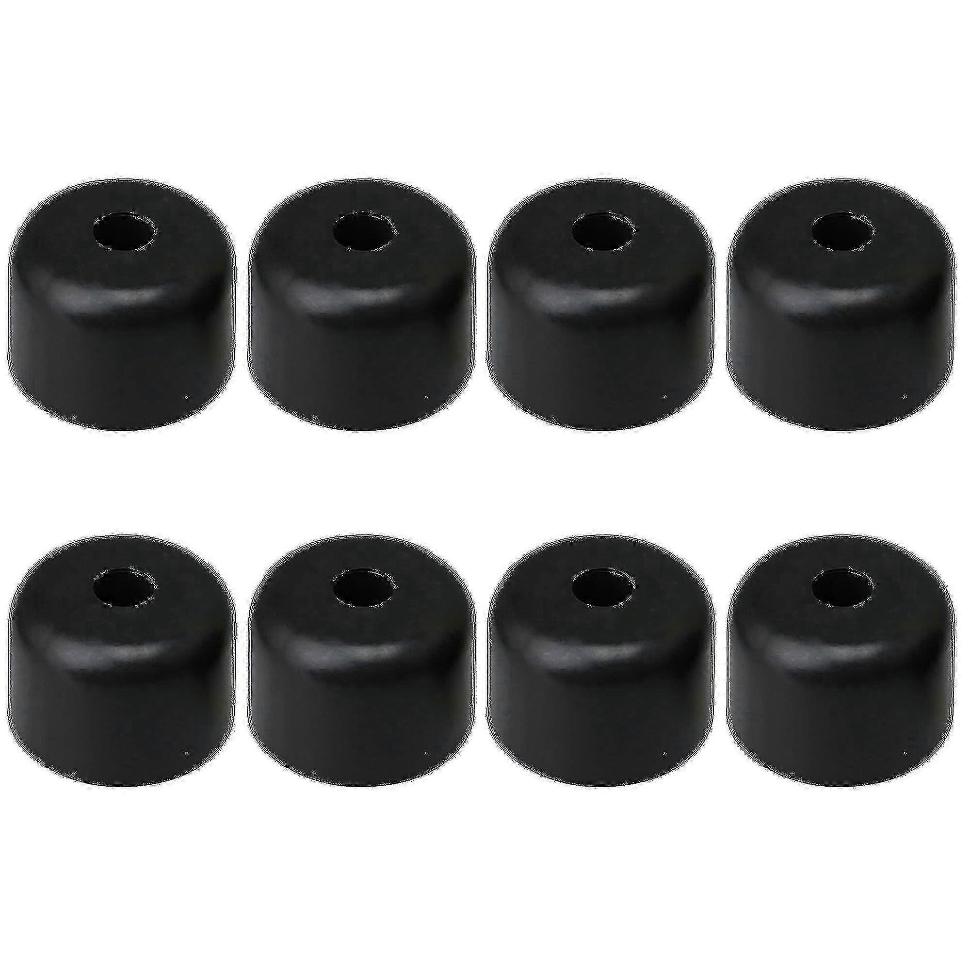 8PCS 50mm μαύρα πλαστικά πόδια επίπλων, καθολική προσαρμογή για τον πίνακα καρεκλών καναπέδων (ruipei)