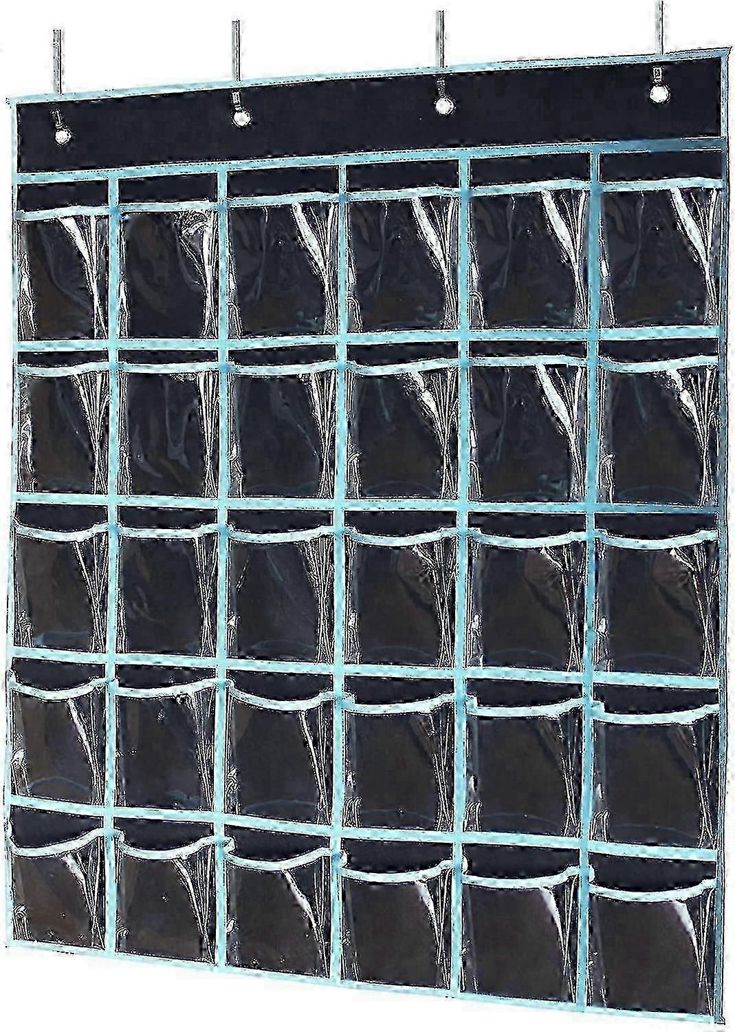 Teacher's Wall-Mounted Organizer with Device Pockets