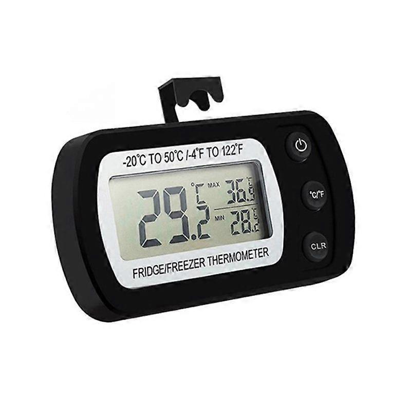 Waterproof Digital Refrigerator Thermometer Max/Min Record Function with Hook