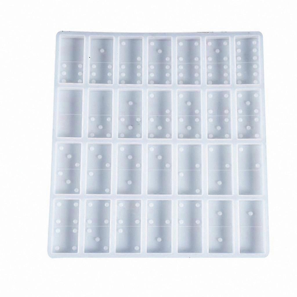 Large Flexible Resin Casting Molds for Handmade Jumbo Dominoes Non-stick Professional Quality