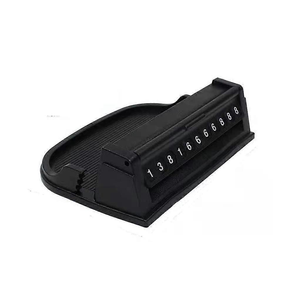 Temporary Parking Plate 3 in 1 Mobile Phone Bracket for Car Interior Accessories Center Console Navigation Holder