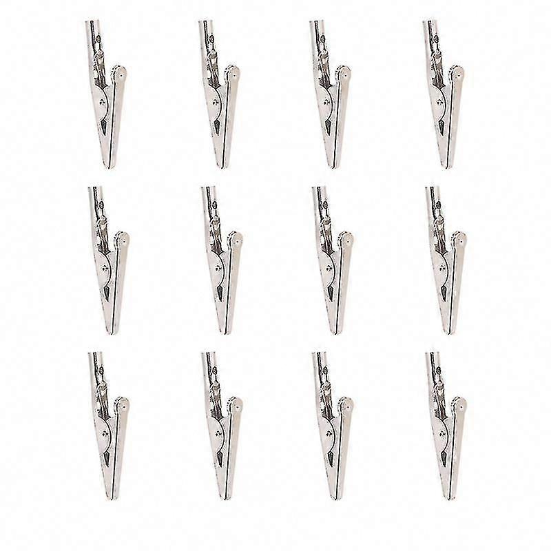 24pcs 51mm Alligator Clips for Electronics DIY and Craft Projects