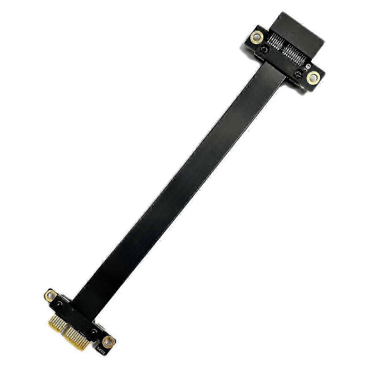 كابل محول PCIE X1 كامل السرعة 3.0 180 كابل تمديد بطاقة الرسومات موسع PCI-Express المحمي لوحدة معالجة الرسومات 5 سم