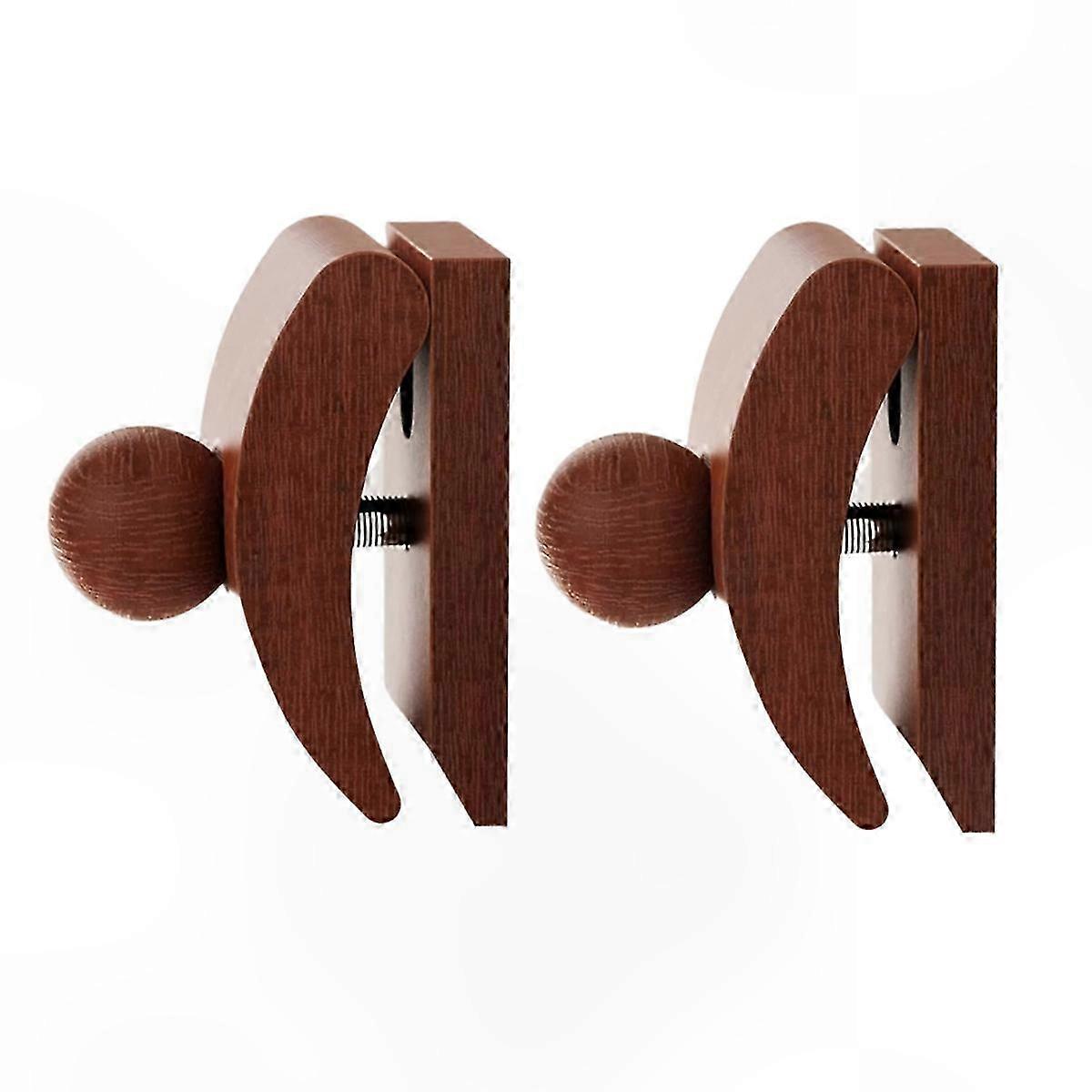 Wandbehang Display Clips - 2er Pack Holzquilt und Teppich Kleiderbügel für Wandteppiche, Deckenklemmen