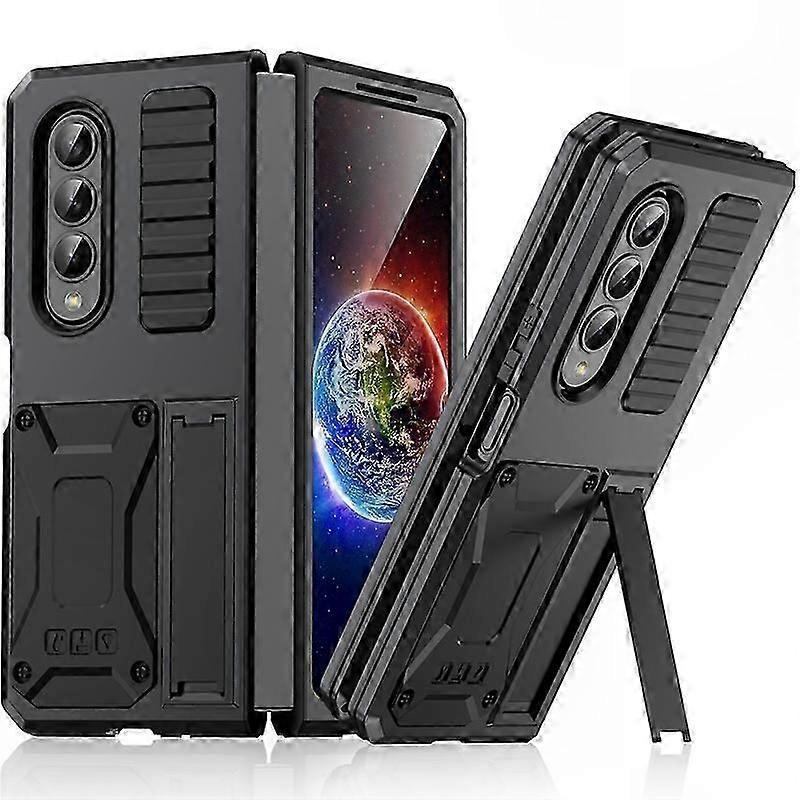 Heavy Duty Metal Case with Holder for Foldable Smartphone