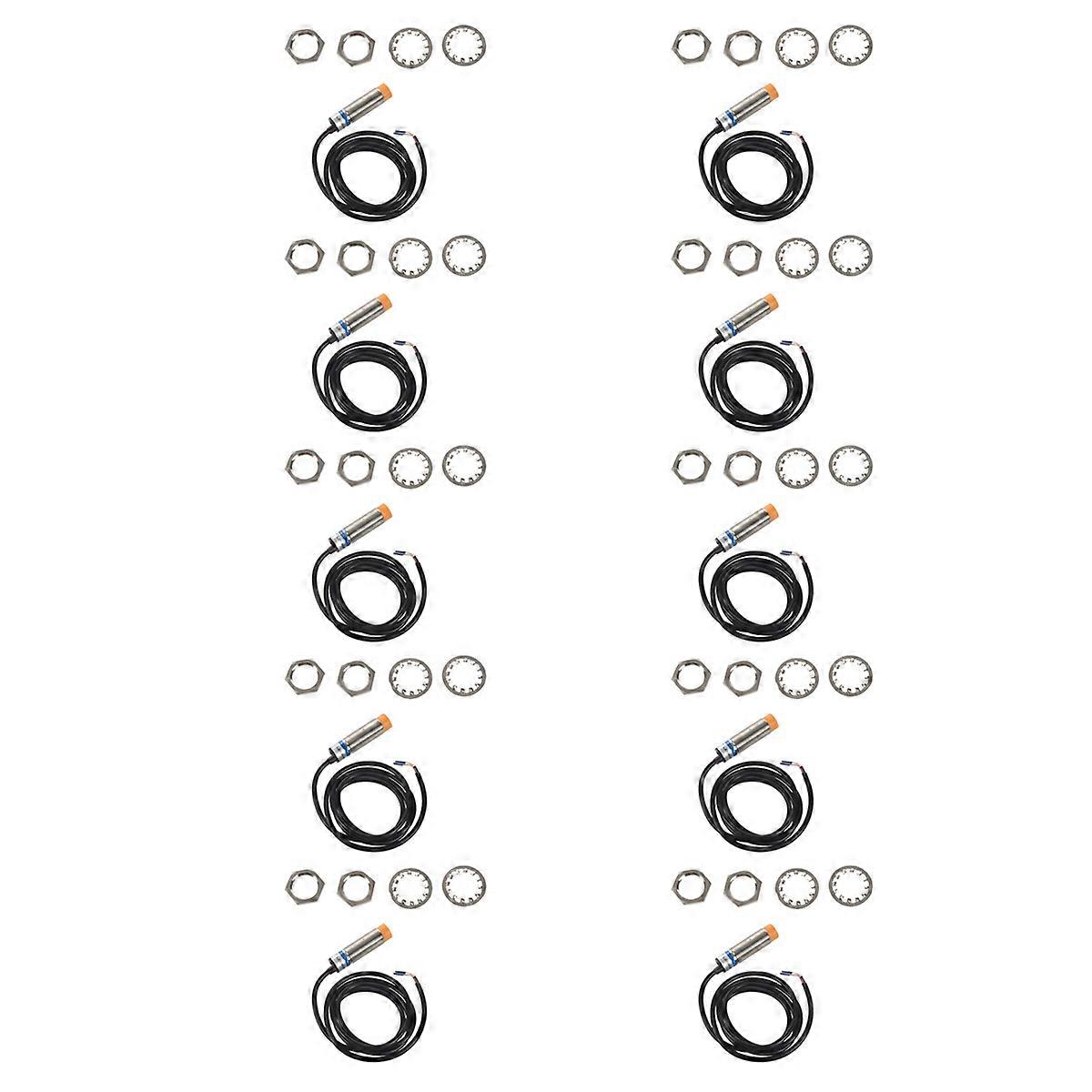 10X LJC18A3-H-Z/BX 1-10mm Capacitance Proximity Sensor Switch NPN NO DC 6-36V 300MA